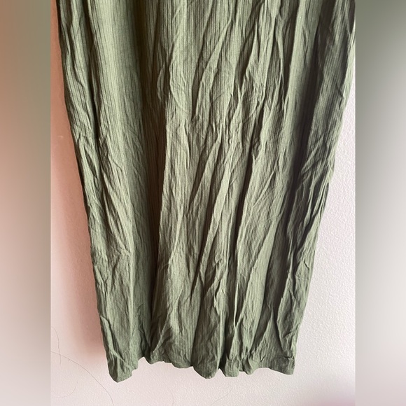 A New Day Women Green Soft Mid Dress Size Small - Picture 3 of 9